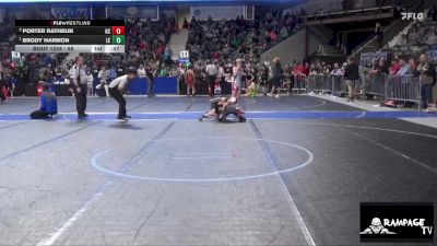 58 lbs 2nd Place Match - Brody Harmon, Lawrence Elite vs Porter Rathbun, Garden City