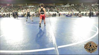 88 lbs Quarterfinal - Rykker Thompson, Claremore Wrestling Club vs Hunter Dong, Gracie Barra Westchase