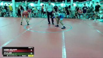 88 lbs Round 1 (6 Team) - Ayden Delgado, Vougar`s Honors vs Kyle Link, Mat Warriors Blue