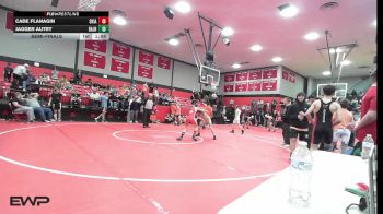98 lbs Semifinal - Cade Flanagin, Skiatook HS vs Jagger Autry, Broken Arrow Jh