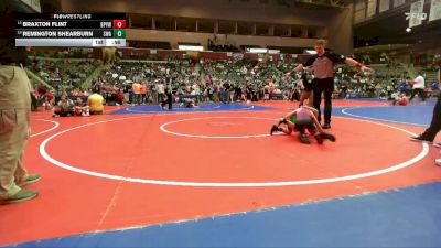 55 lbs Semifinal - Remington Shearburn, Spartan Wrestling Academy vs Braxton Flint, Benton Parks Youth Wrestling