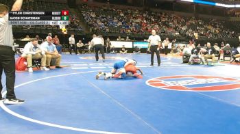 132 Class 3 lbs Champ. Round 1 - Tyler Christensen, Webb City vs Jacob Schatzman, Hillsboro