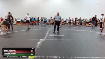 115 lbs Finals (2 Team) - Beau Heniser, Indiana Outlaws vs Hayden Trimm, Bomb Squad