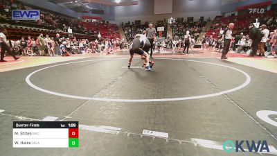 92 lbs Quarterfinal - Mekko Stites, Berryhill Wrestling Club vs Wyatt Haire, Oklahoma Phantom Wrestling Club(OPWC)