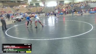 220 lbs Champ. Round 1 - Lucas Bello, Blackman Wrestling Club vs Gabriell Ayaia, Higher Calling Wrestling Club