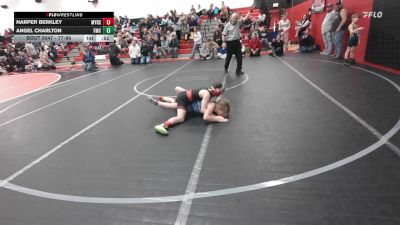 77-86 lbs Round 2 - Harper Berkley, Meyersdale vs Angel Charlton, Frankfort Mat Club