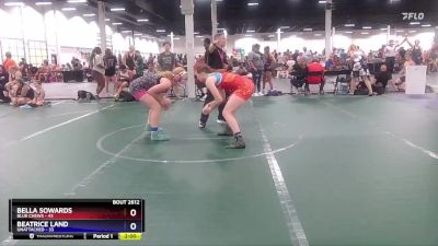 132-138 lbs Round 2 - Bella Sowards, Blue Chews vs Beatrice Land, Unattached