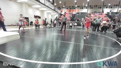 67-70 lbs Rr Rnd 4 - Elijah Matlock, Sallisaw Takedown Club 2 vs Timmy McCall, Fort Gibson Youth Wrestling