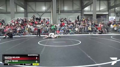 90 lbs Quarterfinal - Steele Meade, Paola vs Keaton Nelson, Manhattan