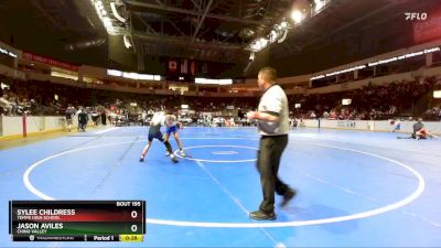 106 lbs Cons. Round 1 - Sylee Childress, Tempe High School vs Jason Aviles, Chino Valley