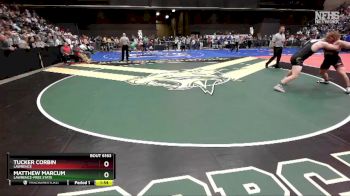 6A-215 lbs Quarterfinal - Matthew Marcum, Lawrence-Free State vs Tucker Corbin, Lawrence