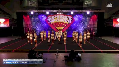 Front Range Elite - Hail [2026 L4 Senior Coed - D2 - Medium Day 1] 2026 Spirit Sports Colorado Springs Nationals