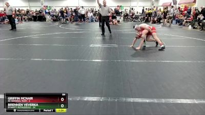 84 lbs Round 1 (8 Team) - Brennen Veverka, Dynasty Ruthless/U2 vs Griffin McNair, NC National Team