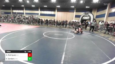 120 lbs Round Of 128 - Alex Rodriguez, Silverback WC vs Kohen Sanders, Crismon Wrestling