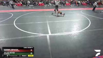 72 lbs Cons. Round 4 - Kaleb Meyer, Elk Mound vs Dominic DiPiazza, Kaukauna Grappling Ghosts