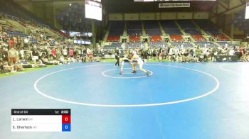 160 lbs Rnd Of 64 - Leif Larwin, Oregon vs Emmitt Sherlock, Maryland