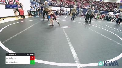 52 lbs Consi Of 8 #1 - Arielle Wylie, Tuttle Wrestling Club vs Owen Mccool, Elgin Wrestling