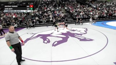 6A 215 lbs Semifinal - Macrae Parker, Herriman vs Jake Bott, Davis