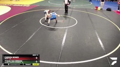 88 lbs Finals (8 Team) - Carson Bones, Foley vs Tyson Halverson, Dassel-Cokato-Litchfield