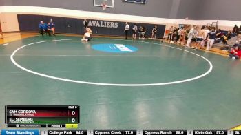 150 lbs Round 4 - Sam Cordova, St. Thomas Catholic vs Eli Semberg, Conroe Grand Oaks