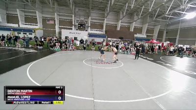 132 lbs 3rd Place Match - Denton Martin, Uintah Wrestling vs Manuel Lopez, Delta Wrestling Club