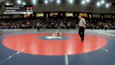 120-2A/1A Quarterfinal - Matthew Beitzel, Northern-G vs Kane Desch, C. Milton Wright