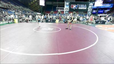 132 lbs Cons 64 #2 - Samuel Tanner, SC vs Hayden Hutt, IA