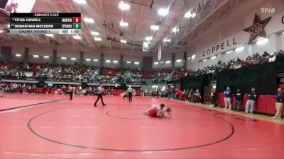 138 lbs Champ. Round 1 - Sebastian Metzger, Coronado vs Titus Howell, Arlington Martin