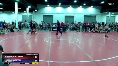 87 lbs Placement Matches (16 Team) - Ausome Guillermo, California vs Maurice Worthy, New Jersey