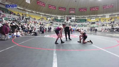 73 lbs Quarterfinal - Easton Dugger, Beebe Badgers Wrestling Club vs Talon Lutz, Benton Parks Youth Wrestling