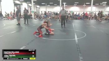 68 lbs Round 3 - Cole Trickel, Rampage vs Paxton Fellows, Firebird Elite