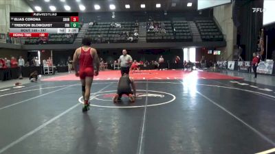 197 lbs Semifinal - Elias Corona, Southern Oregon vs Trenton Blomquist, Embry-Riddle (Ariz.)