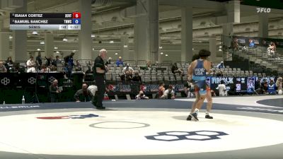57 kg Semis - Isaiah Cortez, Spartan Combat RTC/ Titan Mercury Wrestling Club vs Samuel Sanchez, Titan Mercury Wrestling Club (TMWC)