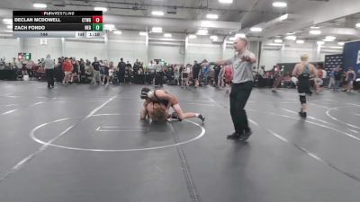 144 lbs Round 8 (10 Team) - Zach Fondo, New England Gold vs Declan McDowell, CTWHALE Green