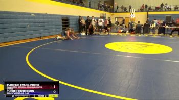 190 lbs Semifinal - Tucker Hutchison, Bobcat Wrestling Club vs Maximus Evans-Pryor, Manhattan Regional Training Center (MRTC)