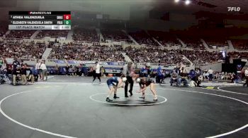107-D1 1st Place Match - Elizabeth Valenzuela Smith, Pueblo High School vs Athea Valenzuela, Desert Ridge High School