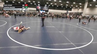 86 lbs Champ. Rd Of 32 - Cooper Whiting, JRW Wrestling vs Knox Stamp, Wheeling Wrestling Club