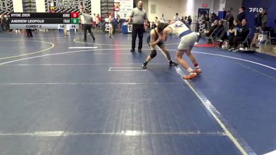 152 lbs Consy 3 - Hyde Zier, Armstrong vs Andrew Leopold, Franklin Regional