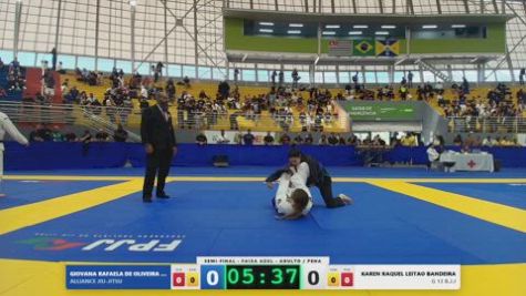 KAREN RAQUEL LEITAO BANDEIRA vs GIOVANA RAFAELA DE OLIVEIRA VILA 2026 FPJJ Circuito Paulista GI Etapa 3