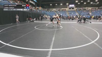 131 lbs Cons. Round 2 - Lainey Farley, Ottawa University vs Lacey Middleton, Baker University