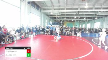 89 lbs Quarterfinal - Zade Zollinger, Independent vs Amelia Acuna, Coachella Valley WC