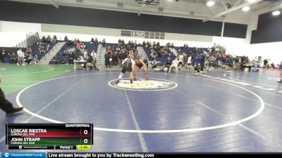 132 lbs Quarterfinal - John Strapp, Corona Del Mar vs Loscar Riestra, Corona Del Mar