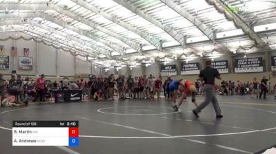 79 kg Round Of 128 - Bryce Martin, Indiana University vs Alexander Andrews, NEORTC