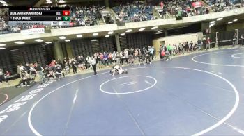 126 lbs Champ. Round 2 - Thad Park, Unattached vs Benjamin Kaminski, Unattached