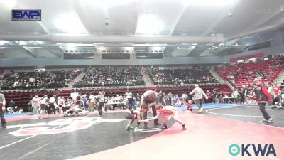 76 lbs Semifinal - Levi Matheny, Skiatook Youth Wrestling vs Grady Langham, Honey Badgers Wrestling Club