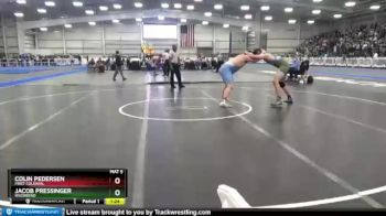 285 lbs Semifinal - Jacob Pressinger, Riverbend vs Colin Pedersen, First Colonial