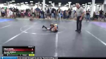 44 lbs Round 2 (10 Team) - Milo Ksebe, Distinguished Green vs Blake Rebels, Iron Horse