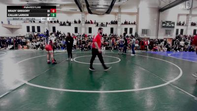 150 lbs Round Of 32 - Brady Gregory, Bridgewater-Raynham vs Callan Larson, Bristol-Plymouth
