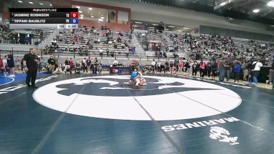U23 Women - 72 lbs Semis - Jasmine Robinson, TX vs Tiffani Baublitz, PA