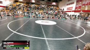 145 lbs Champ. Round 2 - Lila Callister, Mountain View vs Veil Foreman, Star Valley